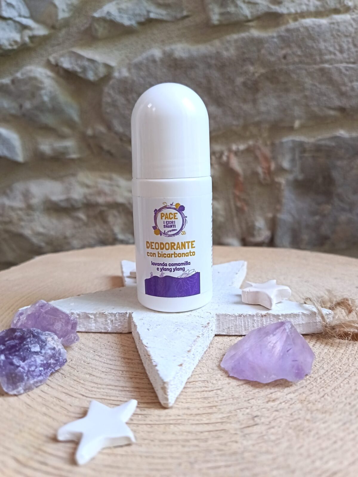 deodorante Deodorante con olio essenziale di lavanda, camomilla e ylang ylang