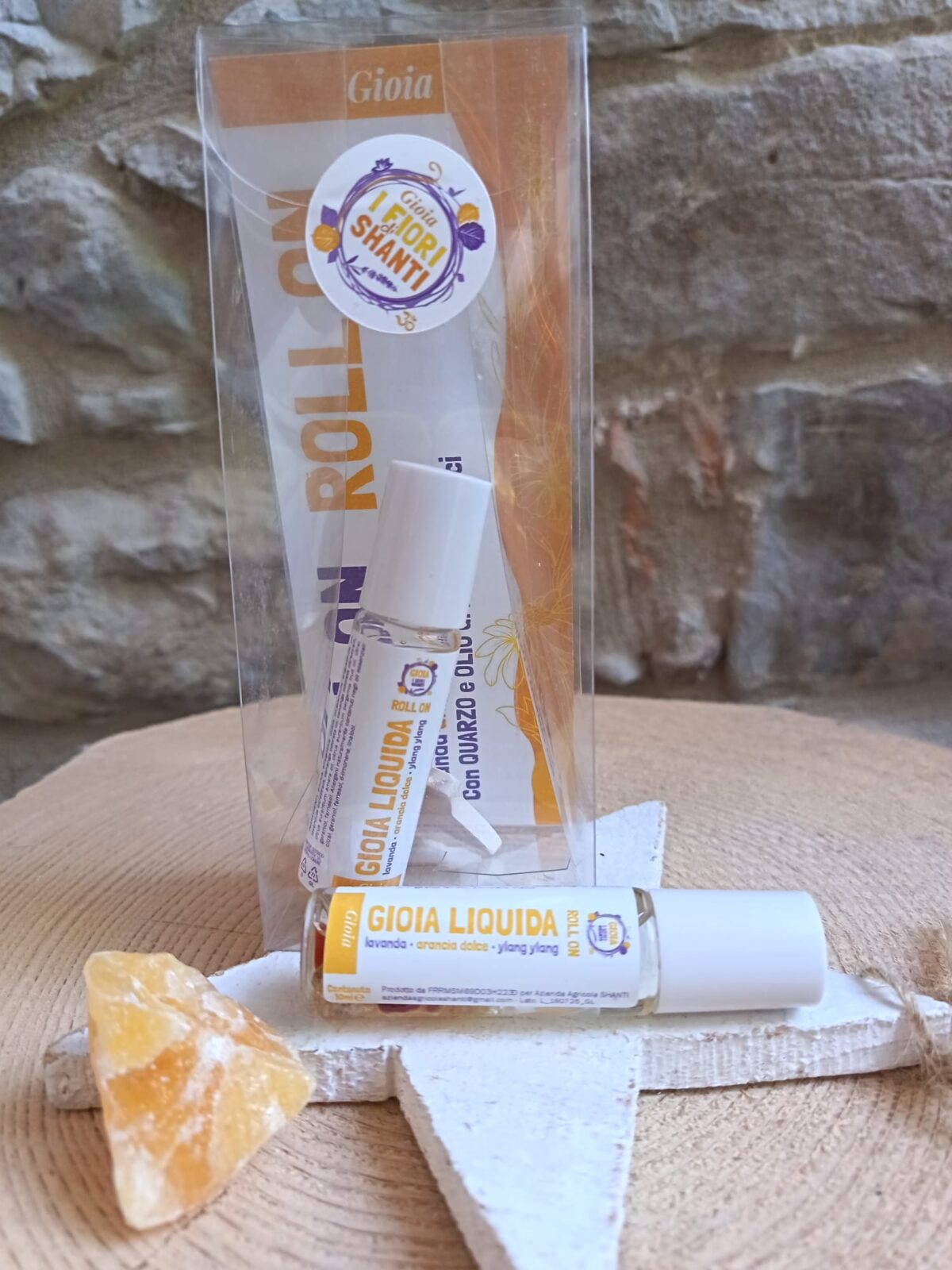 gioia liquida Roll-On Gioia liquida con corniola e olio essenziale di lavanda, arancia dolce e ylang ylang