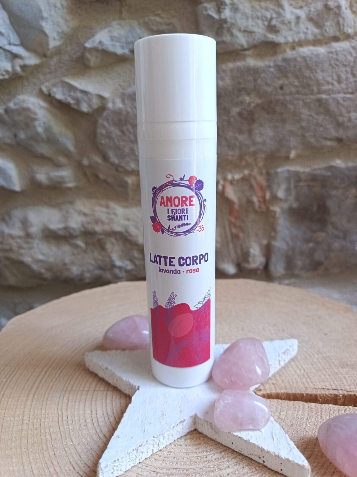 latte corpo Latte corpo con olio essenziale di lavanda e rosa - Amore
