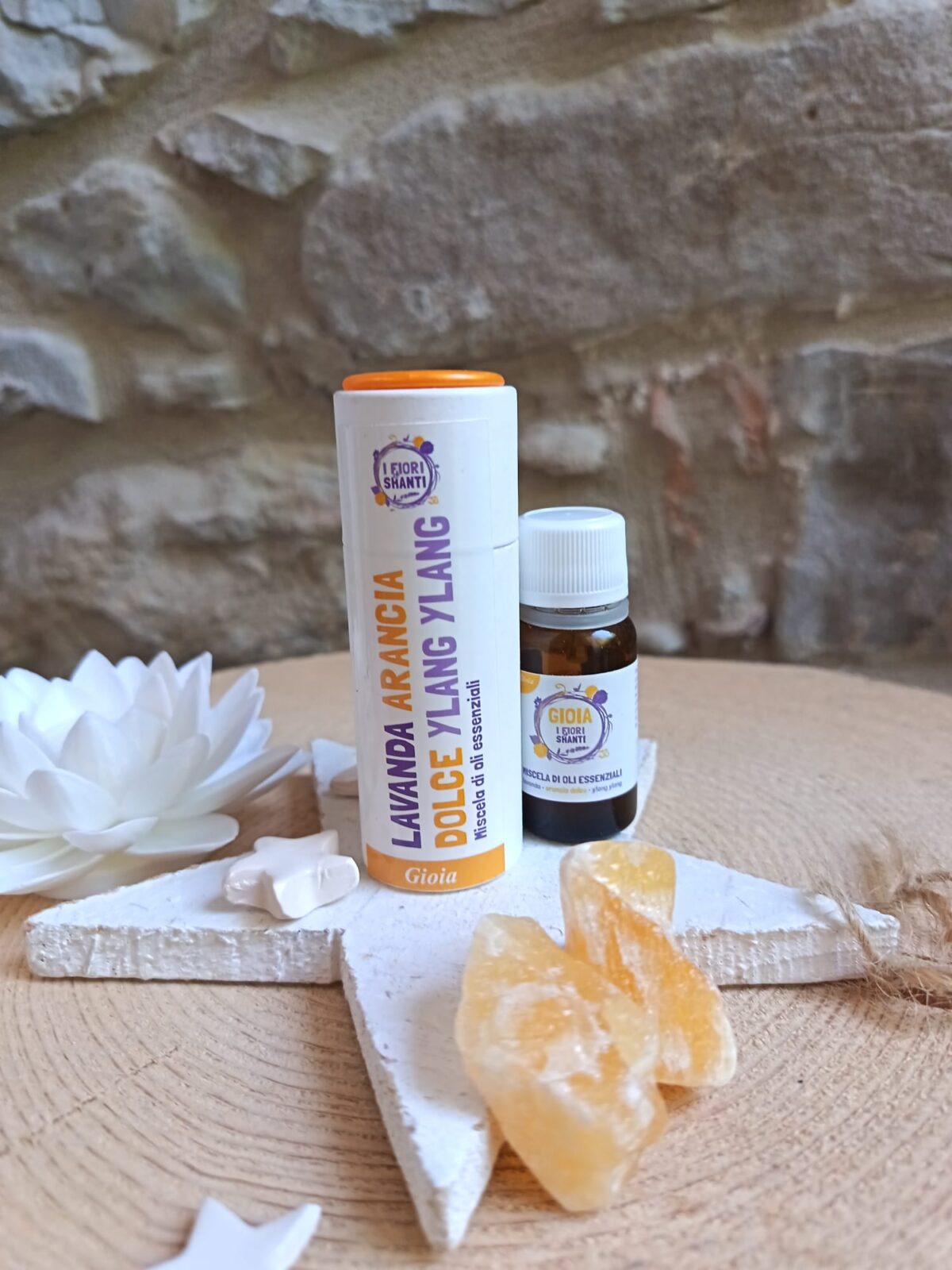 Olio essenziale Mix  Lavanda, Arancia Dolce e Ylang Ylang - Gioia