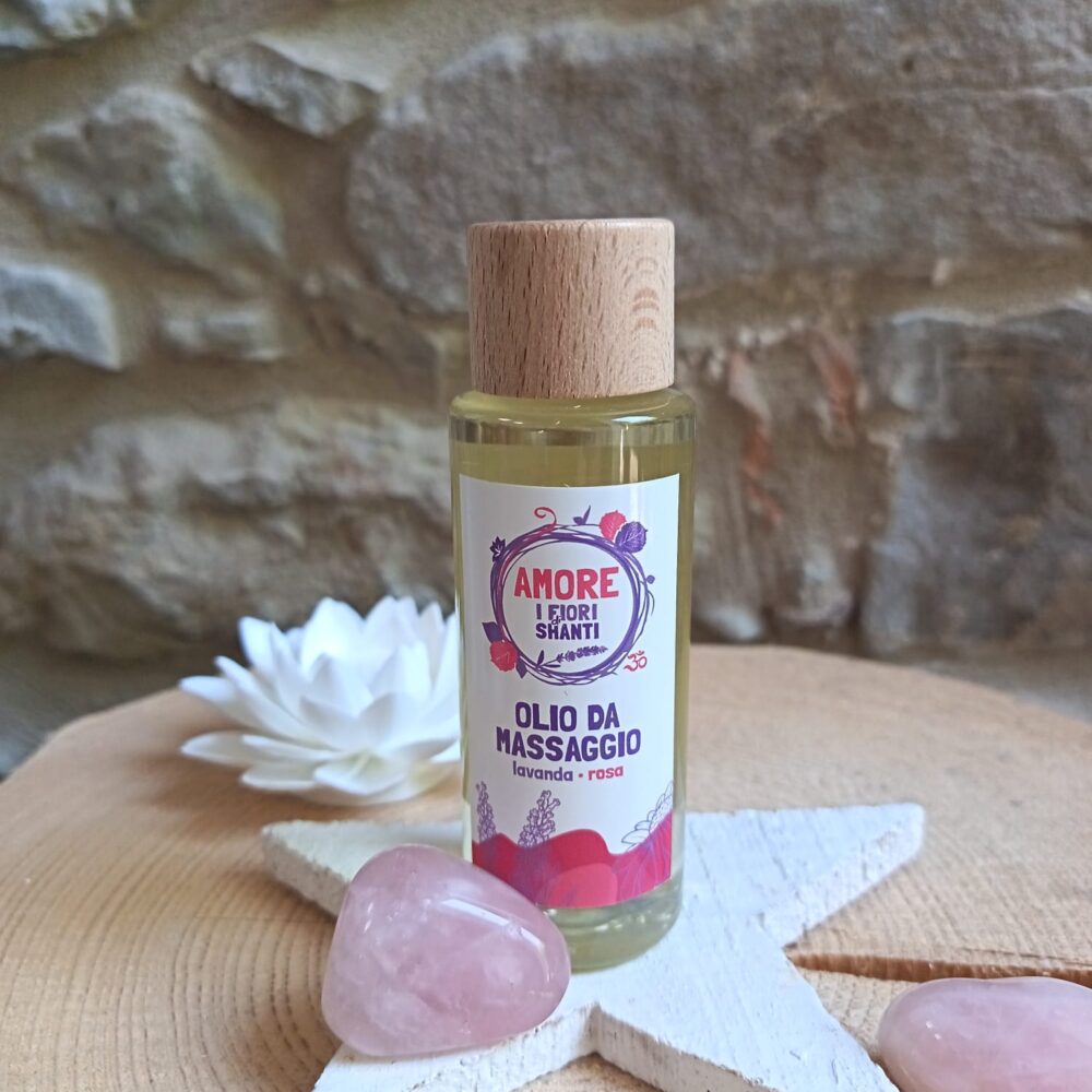 olio massaggio amore Olio da massaggio Amore, con Lavanda e Rosa