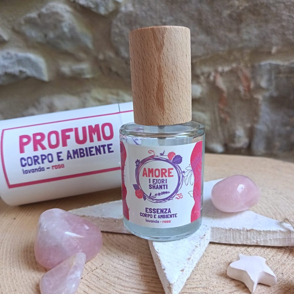 profumo amore Profumo corpo e ambiente Amore con Lavanda e Rosa