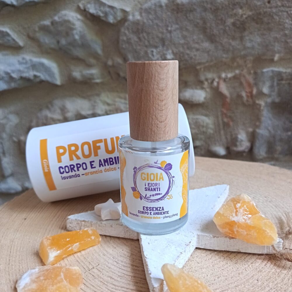 profumo gioia Profumo corpo e ambiente Gioia con Lavanda, Arancia dolce e Ylang ylang